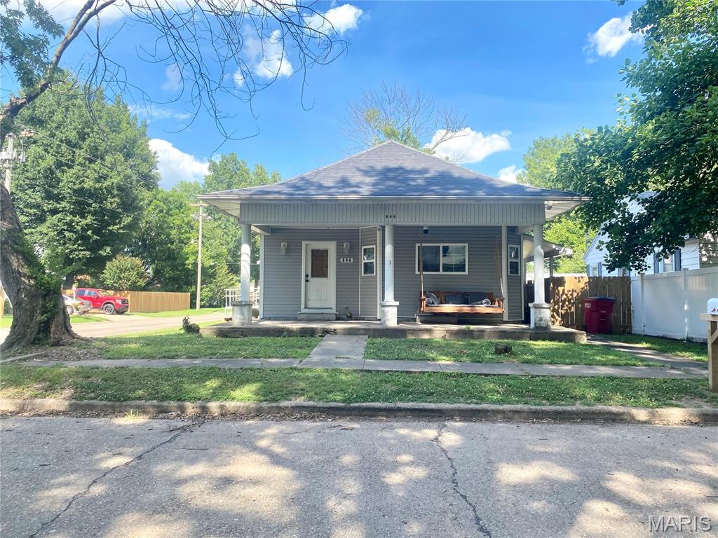 Excellent investment opportunity in a highly desired neighborhood, this duplex offers strong rental potential! The front unit features 1 bedroom, 1 bathroom, a living room, kitchen, and convenient in-unit laundry. The rear unit offers 2 bedrooms, 1 bathroom, a comfortable living room, kitchen, and in-unit laundry. The property includes an unfinished basement with walk-up access, providing ample storage space. Tenants share a fenced backyard and off-street parking. Major improvements have already been completed, including a new roof, siding, windows, doors, and electrical updates, helping reduce future maintenance costs. With many of the big-ticket items already addressed, this property simply needs a few finishing touches to reach its full potential.