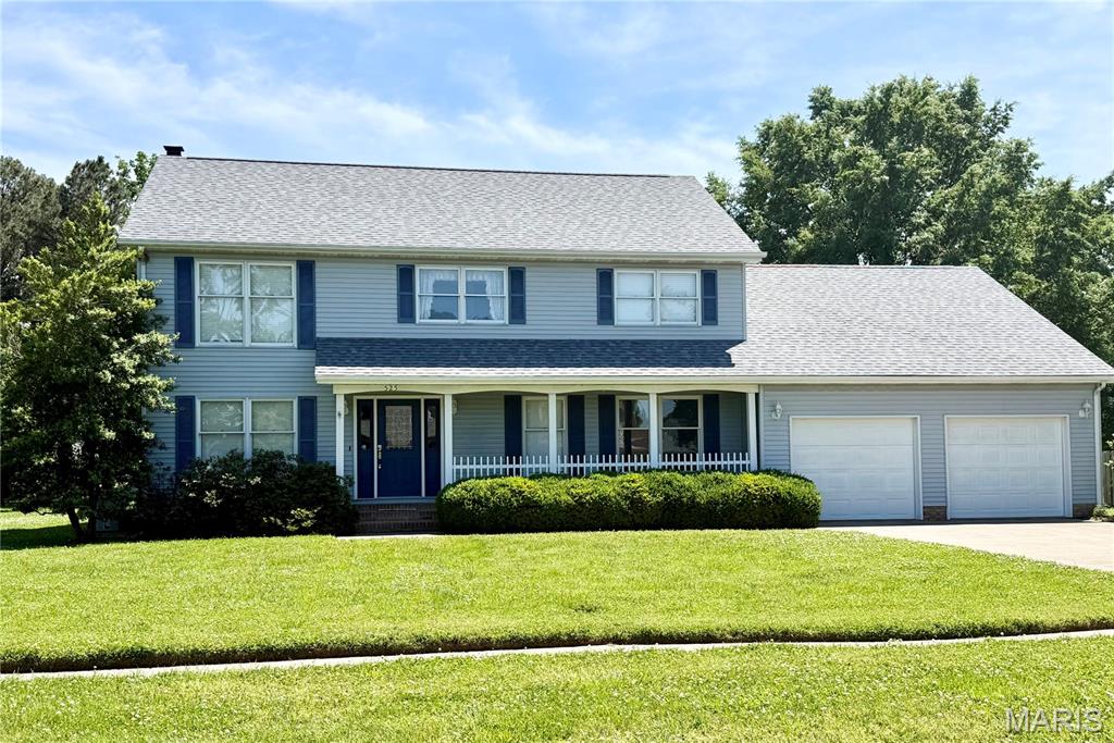 Welcome to a comfortable, well-maintained home in one of the area’s most desirable neighborhoods the kind of place where people enjoy evening walks, friendly neighbors, and a peaceful atmosphere. With 3,720 square feet of living space, this home offers plenty of room to spread out, make memories, and bring your own vision to life.

The main level features hardwood floors and a layout that feels open and inviting. A cozy family room with a fireplace connects easily to the kitchen, where quartz countertops and a bright breakfast nook create a cheerful everyday gathering spot. A formal dining room adds space for special occasions, and a dedicated office provides a quiet place to work or study. The two-car garage includes extra storage, keeping things neat and organized.

Upstairs, you’ll find four comfortable bedrooms and two full baths. The hallway bath serves the secondary bedrooms, while the primary suite includes its own private bath. Each bedroom has an oversized closet, offering the kind of storage that makes daily living simple and convenient.

The finished basement adds even more flexibility, with a kitchenette, a spacious family room, a game room, and a half bath perfect for hosting, hobbies, or creating a separate hangout space. It’s a level of the home that can easily adapt to whatever you need.

Step outside to an impressive 840-square-foot composite deck overlooking the backyard. It’s a great spot for morning coffee, weekend barbecues, or just relaxing in the fresh air. 

This home has been cared for over the years and offers a solid foundation for someone ready to make it their own. With generous space, a great neighborhood, and so much potential, it’s a place that welcomes you in and invites you to imagine what’s possible.
