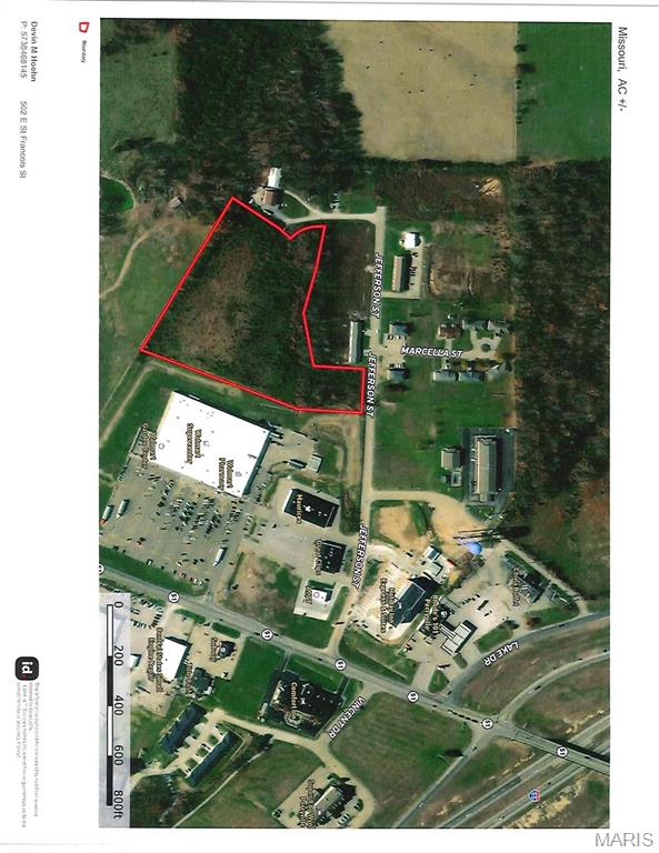 New Listing! Located in the quickly growing area of Perryville, Missouri sits these 8.57 acres m/l ready to be developed slice of opportunity! With bordering Walmart, this property is an excellent location to expand the space of growth in Perryville. The property is currently zoned industrial and the ridge field on top has been recently cleared allowing a blank slate to do whatever a developer prefers.  Access from both Jefferson Street and Constitution Street enable great access from both the Northeast side and the west side. Lots of different possibilities with this one, being it is very close to I-55!