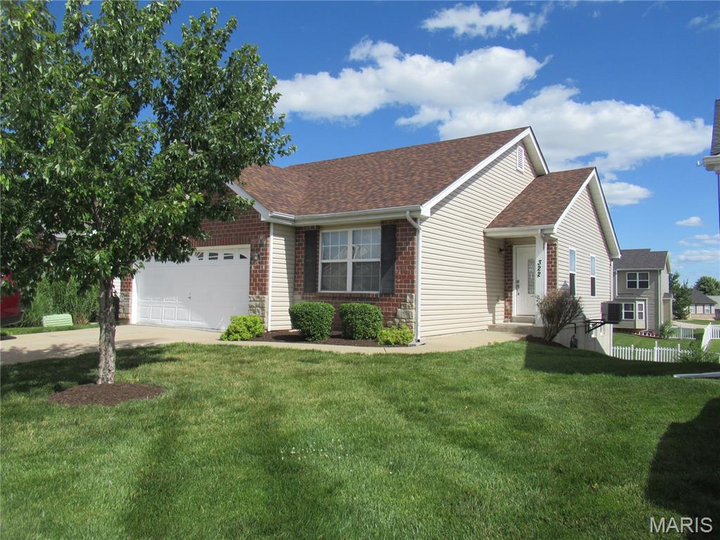 MOVE-IN READY! BEAUTIFULLY RENOVATED HOME! Kitchen has lovely white shaker cabinets and pantry closet. SS Appliances. Gas range. Bay window in dining area w/sliding door to your future custom deck. Vaulted ceilings in open kitchen/dining/living rooms. Ceilings, walls, trim and doors all repainted. Shingles new in Fall 2025. MF Laundry. Luxury vinyl plank flooring throughout. All light fixtures, 2 ceiling fans and fixtures are new. Grey Decor rocker switches and grey outlets throughout. Both baths remodeled excluding the tubs. Double bowl vanity in master bath with separate shower and soaking tub. Black fixtures. Full walkout basement w/3/4 rough-in for bath. Entire garage has been painted including the floor with speckles and clear top coat. HOA $105/monthly includes all lawn care and sprinkler system. Bushes are also trimmed and mulched by the HOA. Spend your time having fun instead of mowing the grass! Snow removal > 2 " also included. $250/year HOA for the common grounds and pool. Nice subdivision pool with restrooms.