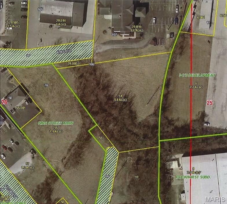 1.387 Ac m/l Commercial Ground located just one block off of Hwy 47 in Troy City Limits. This property, zoned c-3, adjoins several successful businesses & provides a multitude of different business opportunities! Access to property can be obtained from King Street or Front Street. Ground is vacant and is ready to home the next prosperous business in Troy! Location: City