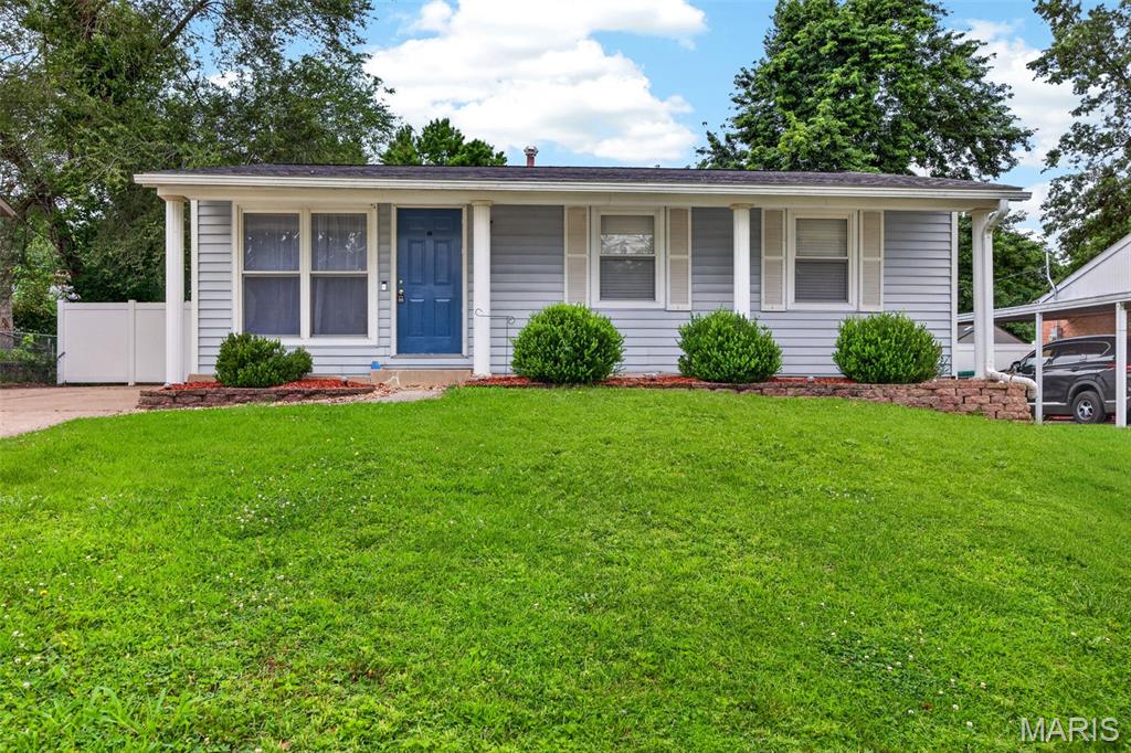 Welcome Home! Conveniently located near shopping, schools, library, parks and just minutes from historic Main Street in St Charles. This home features 3-bedrooms and 1.5 baths and offers comfort, convenience, and plenty of living space. Inside you will find hardwood flooring, newer laminate floor in the kitchen, stainless steel appliances, and a finished lower level that expands the home's living area to over 1400 square feet.  Step outside and enjoy the spacious patio, perfect for relaxing evenings while enjoying some ribs on the barbie or entertaining family and friends.  The fenced backyard also includes a 12' x 12' storage shed for ample space for tools, lawn equipment or seasonal storage. Don't miss this opportunity to own a home and build equity while avoiding the ever-increasing rent payments.