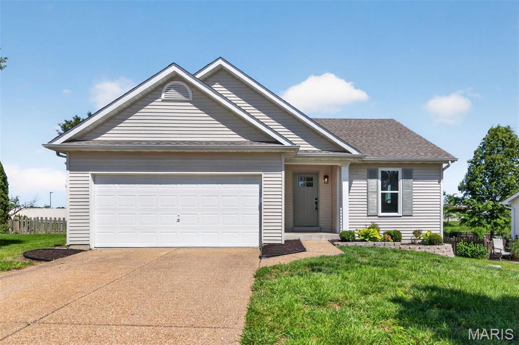 Modern Luxury in Stone Meadows.Prepare to be captivated by this stunning fully remodeled ranch home nestled in the highly sought after Stone Meadows subdivision in Wentzville. From the moment you walk through the door, you’ll feel the perfect blend of warmth, style, and modern sophistication.The open-concept floor plan has been beautifully elevated with premium finishes throughout, including contemporary flooring, a remodeled kitchen, fresh designer paint, refreshed modern bathrooms, and a timeless color palette that instantly feels like home.The living space extends deep into the professionally finished lower level, featuring a large 4th sleeping area with an oversized closet and an expansive footprint perfect for a media room, home gym, executive office, or additional entertaining space. Ample lower-level storage adds even more functionality.Major updates have already been completed for peace of mind, including a newer roof, windows, and HVAC system.Located right next to Wentzville schools, parks, shopping, and the community pool, this home offers the lifestyle buyers have been waiting for.Properties this polished and move-in ready do not last long. Schedule your private showing today.