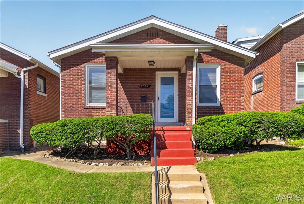 Welcome to this move-in ready bungalow offering 2 bedrooms, 1 bathroom, and a rare 2-car detached garage! Enjoy a flat backyard, walkable location near restaurants and local favorites, and a quiet neighborhood feel while still being close to everything the area has to offer. Major updates include brand new roof and siding installed in 2025, while the HVAC system and water heater are all less than 10 years old. A standout feature of the home is the solar panel system installed in 2023, helping keep electric bills averaging under $5/month. A wonderful opportunity for buyers looking for a comfortable, affordable home in a convenient location!