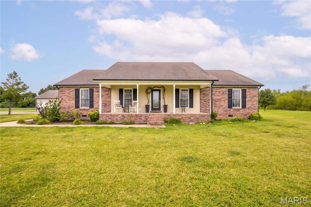 Looking for your perfect country home right outside city limits?!  Look no further because here it is!!!  This beautiful home sits on over 6 acres, in very desirable neighborhood!  The home has 4 bedrooms, 3 full baths, an office/playroom, attache 2 car garage, 3 bay shop, and an inground saltwater pool!!  When you enter the home you will notice the neutral tones throughout and it opens into a large living room with beautiful lighting and a tray ceiling!  Dining is right off the kopne kitchen with tons of cabinet space, a very large pantry, and large laundry room!  You will also notice this is a split floor plan!  The primary bedroom, bath and office are on one side of the home while 3 bedrooms and 2 baths are on the other side!  this is perfect fro privacy when your retreat to you primary oasis at night!  This home also has a beautiful inground saltwater swimming pool and a detached 3 bay shop! And when we say peaceful country setting you own the entire left side of the street in the subdivision!!!  So schedule your tour today!!