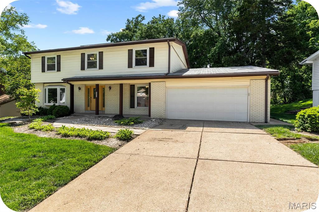 Beautifully maintained and located in Westmill Estates within the highly sought-after Parkway Central School District. This spacious & inviting home is ready for its next chapter. Lovingly cared for by the same owners for nearly 30 years, it offers more than 2,500 square feet of living space & a layout that is both functional and surprisingly generous.
From the moment you step inside, you’ll appreciate the warmth and natural light throughout. A welcoming living room sits to the left of the foyer, while a formal dining room is positioned to the right—both featuring large windows that fill the spaces with sunlight. Continue into the heart of the home, where a comfortable den with a fireplace opens through patio doors to a large deck overlooking the beautiful backyard. The cheerful, updated kitchen offers excellent space for everyday living and entertaining, with abundant cabinetry, generous counter space, an island, and breakfast seating. Just off the kitchen is a charming bonus area with additional storage—perfect for cookbooks, favorite reads, morning coffee, or simply enjoying peaceful views of the park-like backyard. Birdwatchers will especially appreciate the view. The main level continues to impress with a large laundry room featuring a wet sink, as well as an oversized walk-in pantry—ideal for kitchen essentials, small appliances, serving pieces, and holiday dishes. Upstairs, you’ll find five spacious bedrooms, including a large primary suite with a walk-in shower. The updated hall bath offers plenty of counter space and storage, making it easy to share. The lower level provides even more flexibility with a bonus room, additional living space, and a walkout to the backyard. Outdoors, enjoy the deck and serene yard backing to common ground, creating a peaceful setting that feels tucked away while still being close to everything. Additional highlights include a two-car attached garage and solar panels. Conveniently located just minutes from Chesterfield shopping, dining, Faust Park, and major commuter routes, this home offers the perfect blend of space, comfort, and location. Come see this beautiful Westmill Estates home—you'll be smitten from the moment you arrive.