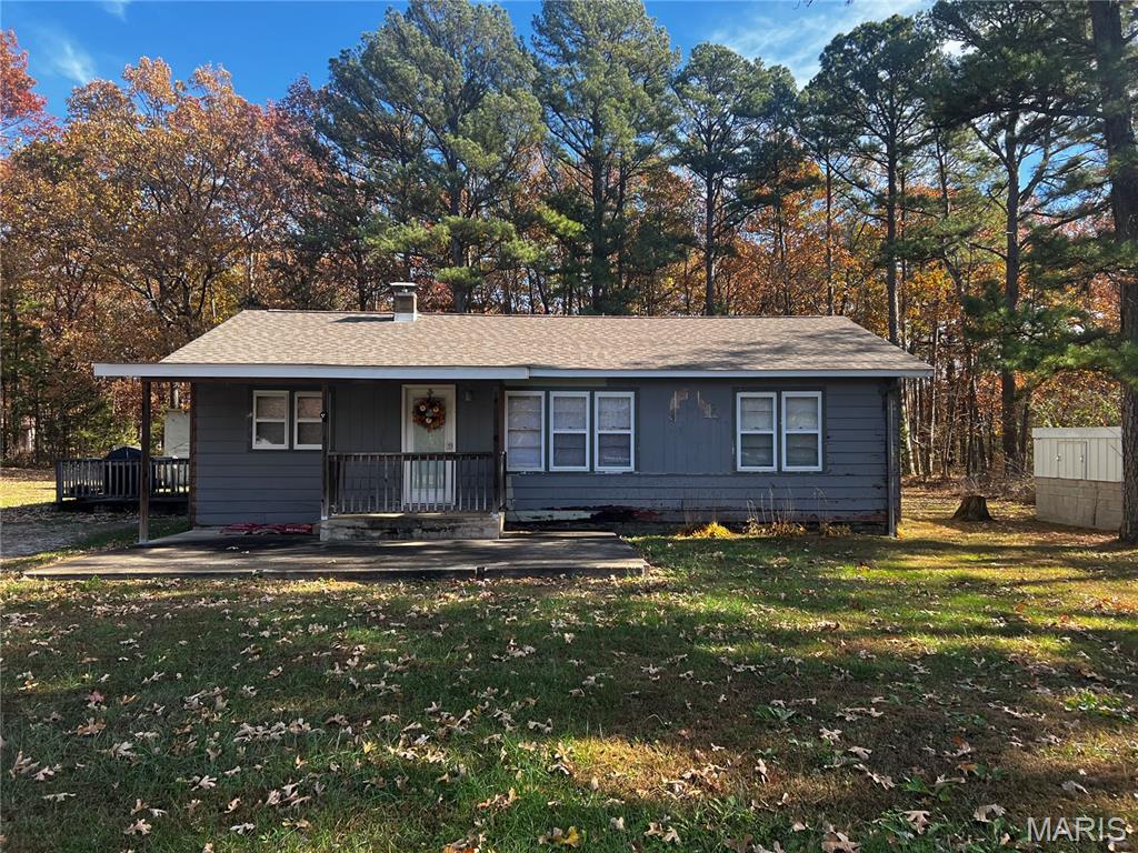 Welcome home to this charming 3-bedroom, 1-bath residence offering 1,200 sq ft of comfortable living space on approximately 1.5 acres. Step inside to a cozy and functional layout featuring a convenient laundry room and inviting living areas.
Outside, enjoy a level, open yard perfect for outdoor activities, gardening, or future expansion. The property backs to mature trees, providing natural privacy and a peaceful backdrop for quiet evenings or weekend gatherings.
Conveniently located just off Highway AA, this home offers easy access for commuting while maintaining a quiet, country feel. Plus, it’s just a short drive to popular destinations such as YMCA Trout Lodge, Huzzah Valley Resort, Bass River Resort, and the Mark Twain National Forest — giving you endless opportunities for recreation, floating, hiking, and outdoor adventure.