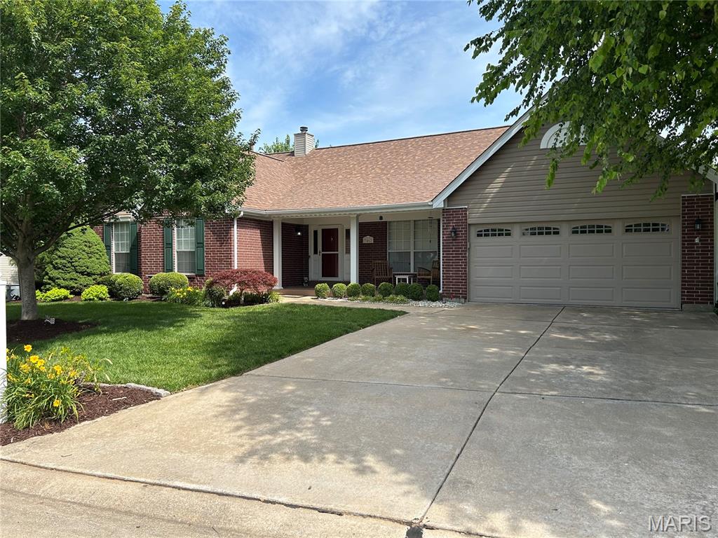 "Where Everyday Living Feels Like a Weekend Getaway" Major Improvements with Resort Style Amenities! This Immaculate Atrium Ranch immediately welcomes you with exceptional curb appeal  via a large 20'x 8' covered porch entry with meticulous landscaping! Upon entering thru the beautiful sidelight front door you will find an open floor plan with 4 bedrooms, 3 full baths and over 3,425 sf of finished living space including a finished walk-out lower level. Meticulously maintained and thoughtfully updated, these recent additions will bring you "PEACE OF MIND" for many years to come! A new roof (June 2026), Emerald HVAC system, APCO Whole House UV Air Purifier, AprilAire Humidifier/Dehumidifier, Bradford White Water Heater (all in 2025) and soon to include, a new Seller funded Timber Tech Composite Deck (2026)! A premium swim spa brings together the indoor/outdoor comfort, quality and lifestyle. The beautifully updated kitchen showcases custom 36" soft close cabinetry, quartz countertops, wine rack, track lighting and quality GE Gallery appliances. Outside, a professionally designed landscape plan, curated with mature trees, extensive plantings and an irrigation system. A complete uplighting package completes the private backyard oasis, ideal for peaceful relaxation and outdoor entertainment fun. The split-bedroom floor plan on the main floor is dominated by the spacious Primary Bedroom ensuite featuring a double sink vanity, full mirror, soak tub and separate shower. Additionally, on the main level, 2 generously sized bedrooms with another full bath situated on the opposite side of the residence. The dramatic family room features a soaring 14-foot cathedral ceiling with overhead fan and lighting package, stunning raised hearth fireplace w/mantle and abundant natural light pouring thru the back Atrium wall of temperature reducing tinted glass windows. The formal dining room provides elegant entertaining space, while the breakfast eating area, with bay window, offers convenient everyday dining. The Breakfast nook opens with a sliding glass door to the "Coming Soon" large (17'x 14') TimberTech Deck w/ retractable awning shade, overlooking a premium swim spa in the private backyard sanctuary. The finished walkout level expands the living space with a fourth bedroom, full bathroom with open recreation area and a large dedicated fitness room which could easily become a home office. The lower level features newer 7" wide plank vinyl flooring, large screen TV viewing area and wet-bar w/refrigerator and cabinets! Ample storage space remains and a direct walkout access to the spacious patio enhances the home's seamless indoor-outdoor living experience. And finally, ADT Security System w/front door Security Cam and an OVERSIZE 2+ car Garage w/insulated door and transom windows, remote openers and keypad entry!  7462 Little Oaks is THAT home with the rare combination of space, updates, privacy and functionality. Looking for VALUE? An opportunity like this doesn't appear often. You won't want to miss!  Hurry!!