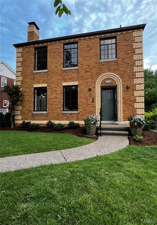 Attention St. Louis Hills lovers - Once in a lifetime opportunity awaits! Here’s your chance to have a hand designing your dream home alongside one of St. Louis’ premier historic home remodelers (who just so happens to be a St. Louis Hills resident!) This stately brick home has spent over 90 years charming passersby with its golden, bi-colored brick, arched entryway, and stunning steel casement windows - all neatly hemmed in by contrasting quoins. But with a vision for all that could be, she’s being elevated to exceed the highest modern standards. 

Upon arriving, you’ll be met by a storybook sidewalk and professional landscaping (+ lighting!) designed with long-term curb appeal in mind. Gutted and studded, the first floor layout is being reworked with intention, opening with a formal foyer and dramatic, refinished wood staircase complete with an ornate iron railing. A convenient coat closet and half bath round out the entrance, and lead to an **entirely new kitchen**. Off the kitchen, you’ll find the main floor laundry and mud room - an ideal drop zone when coming from the yard or two car garage. From the kitchen, the hardwood floors extend to the dining room, and from there on into the living room. Roomy yet cozy with a quintessential stone fireplace, the living room calls you to gather, and doesn’t compel you to leave! As if that weren’t enough, the spacious abode is gaining square footage with a new addition - a main floor primary suite! Tucked at the back of the home, the secluded oasis will feature a spacious bedroom, walk-in closet, and seriously dreamy en suite. Walk-in shower, soaking tub, and double vanity - a vision! With your custom finish selections - a dream! The second floor packs a practical punch, with three nice-sized bedrooms, sneaky storage, and a brand new, freshly plumbed full bath. 

While intentionally preserving this old home’s character, the word of the day here is “new”. The thoughtful updates and modern conveniences will make city living a breeze! This home features new/updated: plumbing stack, attic insulation, electrical service, 200 amp panel, and windows (except the irreplaceable front casement windows - those have been reglazed and restored with fresh paint!). A new kitchen w/ new appliances, new bathrooms, and new/refinished flooring ensure peace of mind alongside historic charm. 

The renovation is moving, the plans have been laid. Grab your agent, bring your vision, create your home.