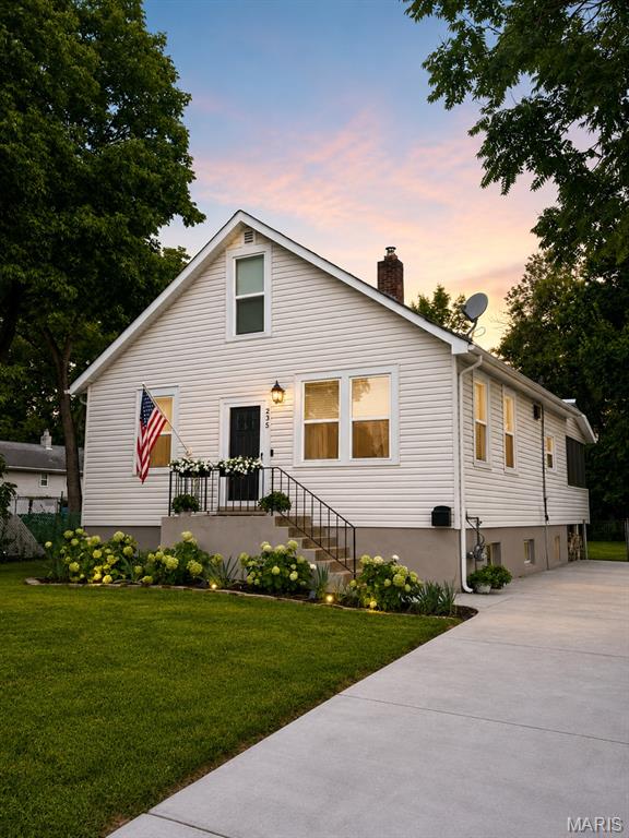 Welcome home to this beautifully updated home in the heart of Kirkwood, where timeless craftsmanship meets modern luxury. Completely renovated with exceptional attention to detail, this move-in-ready home offers seamless indoor-outdoor living designed for both everyday comfort and effortless entertaining.

Inside, you'll find stunning solid white oak flooring throughout, creating a warm and elegant feel. The thoughtfully designed kitchen features solid wood cabinetry, gorgeous quartz countertops, a porcelain farmhouse sink, and ample storage. The desirable main-floor primary suite is complemented by a custom-designed walk-up closet, while the beautifully appointed bathroom showcases marble and travertine finishes along with a solid wood vanity. Main-floor laundry adds everyday convenience, and a bonus office/playroom provides flexible space to fit your lifestyle.

Major system updates provide peace of mind, including all new electrical and plumbing (2024), new windows (2024), a new HVAC system, furnace, and water heater (2024), allowing you to enjoy your home for years to come with confidence.

Step outside to experience the true highlight of the property—an incredible outdoor living room complete with an electric fireplace, creating the perfect extension of your living space for relaxing or entertaining in every season. The spacious backyard offers endless opportunities for gatherings, play, gardening, or simply enjoying your own private retreat.

Located in one of Kirkwood's most desirable neighborhoods, this exceptional home is just minutes from parks, shopping, dining, and top-rated schools. With premium finishes, quality craftsmanship, and extensive updates throughout, this is a rare opportunity to own a truly turnkey home.