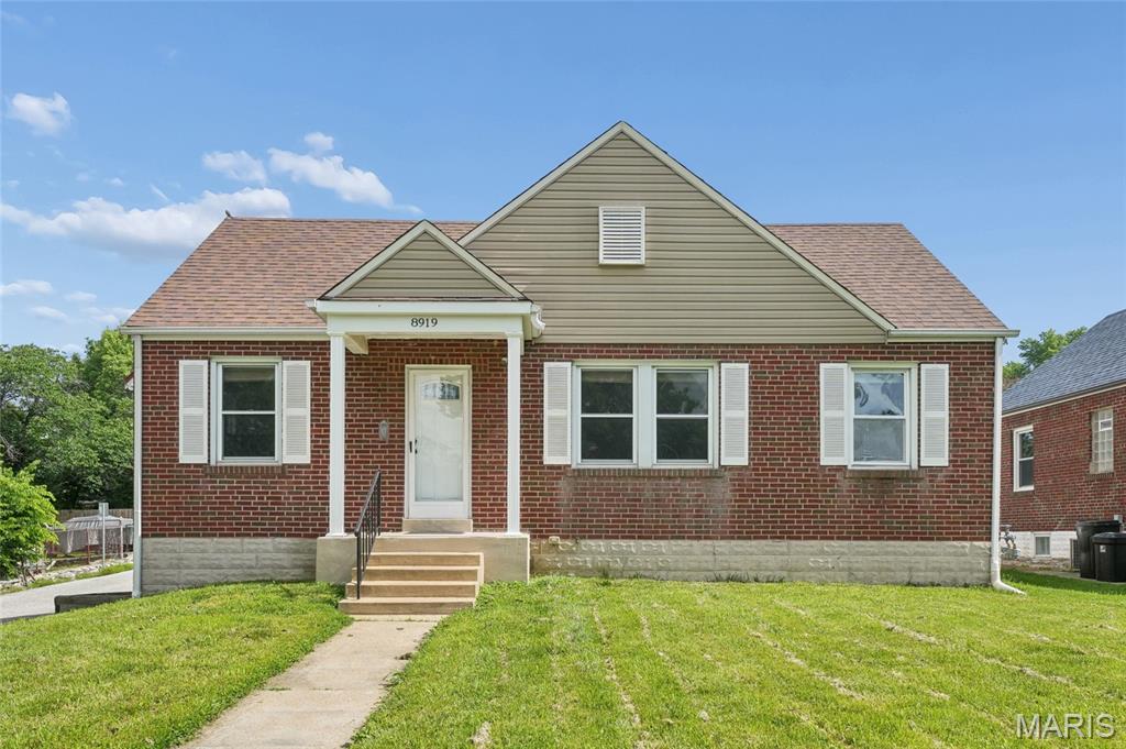 Exceptional opportunity in the heart of Overland: This charming brick two-+ bedroom, one-bathroom home offers approximately 1,008 square feet of living space. The main level living offers great natural light, with wood floors in the living, dining and one bedroom. The primary bedroom offers plenty of space with an extra room attached that works perfectly for a dressing room, nursery or home office. The second bedroom is a comfortable size and can accommodate any of your needs, with a hallway full bath for easy access. The kitchen is equipped with essential appliances and ample cabinetry for storage, including a pantry. Downstairs you'll find more usable living space, with freshly painted floors, for more entertaining space.  Plus a separate area that would function well for an office or guest space. Outside you'll find a HUGE flat yard on this corner lot, with a full privacy fence (installed in 2022).  There is space to play and entertain outside, or even room for expansion in the future. Other updates include a new furnace in 2024, carpet in 2024, a new electrical box in 2022, and sewer lateral in 2017.  Conveniently located near highways and entertainment. Being sold as is, but don't let that scare you-it is a great opportunity and is ready for your finishing touches!
