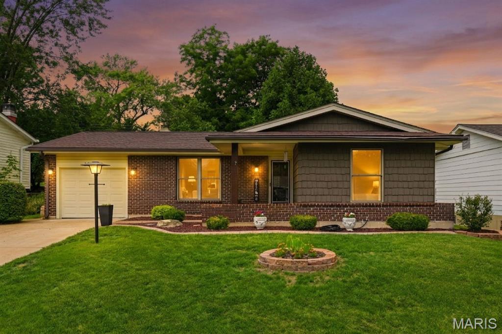 Over 2,264 Sq Ft of Finished Living Space This charming 3 bed, 2.5 bath ranch blends comfort, style, and smart updates throughout. Enjoy wide plank vinyl flooring (2021) in the Kitchen, Living Room, and Family Room, plus hardwood flooring in all bedrooms. The updated eat in kitchen features oak cabinets, neutral countertops, newer lighting, a pantry, and a peaceful view of the tulip tree from the double basin sink. Appliances include a black dishwasher, French door refrigerator, wall oven, over range microwave, and gas cooktop. Relax in the cozy Family Room with a wood burning fireplace and step out through the sliding door to a large 17×14 covered patio and 13×8 utility building. The fully fenced yard offers both vinyl privacy fencing and cedar fencing for a warm, natural feel. The finished lower level expands your living space with a wet bar, half bath, new flooring, and a large laundry room with a utility sink. Major updates include: • AC & Furnace (2019) • Water Heater (2017) • 200 amp electric panel (2013) • Vinyl thermal windows • Insulated siding • LeafGuard gutter guards • Oversized 1 car garage & double wide driveway * New Roof June 2026 *New Lower-level flooring June 2026 *Freshly Painted LL 2026 This home is move in ready and beautifully maintained.