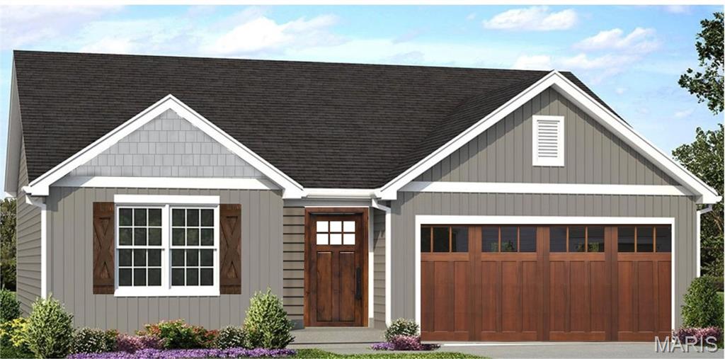Brand new home on the 18th fairway under 400K? YES PLEASE- Home is currently under construction, a rare opportunity to choose your finishes to truly make it your own. Welcome to this beautiful custom-built 3-bed, 2-bath ranch with 2-car garage, perfectly situated in the highly desirable Raintree Plantation. Inside, you’ll find numerous upgrades that combine elegance with function, quartz countertops, a large center island, stainless steel appliances, 42-inch cabinetry, and a spacious vaulted floor plan that welcomes natural light. The 12x12 deck offers views overlooking the 18th fairway. The laminate plank flooring throughout the main living area adds modern sophistication. The lower level, lookout windows and rough-in plumbing, provides the option to add another bedroom or create the entertainment space of your dreams. Curb appeal abounds with upgraded vertical and shake siding, and striking North Hampton garage door with windows—a look sure to make your home stand out. Raintree offers -resort style amenities including a golf course, swimming pool, white sand beach, water skiing, tubing, and a restaurant and bar-all just minutes from your doorstep. Don’t miss the chance to make this dream home your own. Call today for details and secure your opportunity to live in the most sought-after community in JeffCo! HOA fee's and Clubhouse fee's are separate please inquire before you offer-colors and features may vary- It's time to make that move to Easy St.!