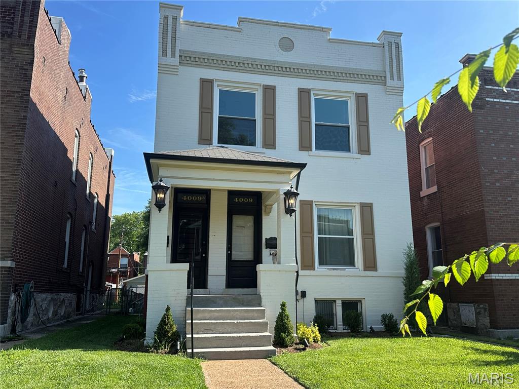 This Tower Grove South duplex (one block from the park) has been maintained with every major update already — AND IT SHOWS (inside and out).Some updates: Hvac systems, 200 amp electric panels, pvc sewer line, kitchen cabinets with solid surface countertops, roof was replace and more. See Seller's disclosure attachment for full list of updates. Each unit has a separate dining room. Second floor unit has laundry room with stackable washer & dryer. Refrigerators can stay. Hardwood floors in every room except kitchens and baths. Shelving was built in basement area to supply plenty of storage. Outdoor living is just as inviting. Step out to a fenced, and level backyard with a patio area (perfect for those relaxing bbq's) and storage shed. Off street parking in the rear. A move-in ready 2 family that blends thoughtful updates with timeless care.