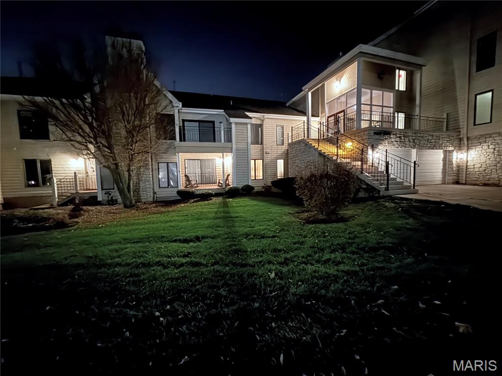 Welcome to your dream home in the heart of Lake St. Louis! This stunning, first-floor condominium offers 1,665 square feet of luxurious, single-level living space featuring 2 bedrooms and 2 full bathrooms. Situated in a Secure building with Private underground parking with 2 Spaces, and surrounded by Upscale Luxury Homes. There is a Secured Lobby, along with Meeting Areas within the complex to meet your Neighbors!  You also have Full Access to all the Amenities Lake St. Louis has to Offer, including Lake Rights!  Step inside to find a beautifully refreshed interior boasting fresh paint and gorgeous luxury vinyl flooring throughout. The heart of the home is the updated kitchen, complete with premium quartz countertops and sleek stainless steel appliances. Both bathrooms have been tastefully modernized, including the spacious primary bedroom's private on-suite bath. Convenience is unmatched with this unit. Unwind at the end of the day by stepping through the sliding glass doors onto your private covered deck. You cannot match the Location to Shopping, Restaurants, Highway Access, Everything within a Mile Radius!