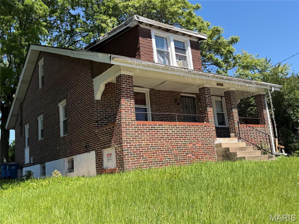 This 4-bedroom, 1-bath home offers plenty of space and features that make it an excellent option for homeowners and investors alike. Inside, you'll find durable laminate flooring throughout, several newer windows, six-panel doors, a formal dining room, and a spacious kitchen with ample room for meal preparation and gathering. The large bathroom features a newer vanity, while the flexible floor plan includes two bedrooms on the main level and two additional bedrooms upstairs, providing privacy and maximizing living space. The full basement adds even more versatility with washer and dryer hookups, PVC plumbing, a newer furnace, water heater, and electric panel plus two framed sleeping areas that offer additional possibilities. Outside, enjoy the convenience of off-street driveway parking. Located close to shopping, restaurants, and everyday amenities, this home combines comfort, convenience, and investment potential. Whether you're looking to expand your rental portfolio or purchase a home with generous living space, this property is one you won't want to miss! Property to be sold in As-is condition.