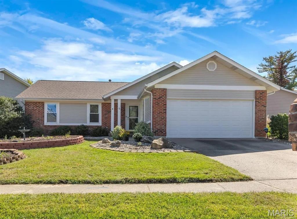Rare O'Fallon find! Gorgeous open ranch with so many features including 2 car garage, screened in porch and finished basement with kitchen! When you enter a wow factor hits you from the garden seen through the windows, the natural light that enters, vaulted ceiling and open floor plan. The kitchen has beautiful white cabinets, pantry and granite counters and the living room includes a cozy gas fireplace. The finished basement includes a full bath, rec area w/walk-in closet, kitchen and dining/living room area—ideal for guests, in-laws, or multi-generational living. Lots of amenities including walking trails, a pool, clubhouse, tennis and basketball courts. Come see today for your rental needs! Additional Rooms: Sun Room