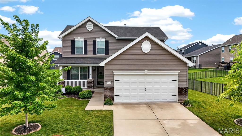 Welcome home to this beautifully maintained, six-year-young Berwick two-story in the heart of Lake St. Louis! This move-in-ready home offers 3 spacious bedrooms, 2.5 baths, and a bright, open floor plan designed for today’s lifestyle.
The inviting family room flows seamlessly into the stunning kitchen, featuring a large center island, 42-inch cabinetry, stainless steel appliances, beautiful wood-look laminate flooring, and a spacious dining area that’s perfect for everyday living or entertaining.
Upstairs, you’ll find three generously sized bedrooms, each with ample closet space, along with two full bathrooms and the convenience of a second-floor laundry room. The primary suite is a relaxing retreat, complete with an adult-height double vanity, walk-in shower, linen closet, and a large window that fills the space with natural light.
Located in the highly desirable Lake St. Louis community, this home offers the perfect combination of style, comfort, and convenience. Just unpack and start enjoying everything this wonderful home has to offer!