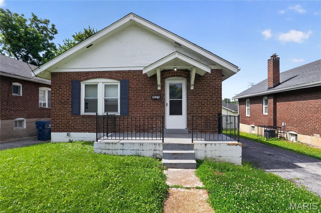 Charming 1-story home in unincorporated St. Louis County offering classic character and practical living. Built in 1928, this 2-bedroom, 1-bath 768 sqft residence features hardwood flooring, a functional layout, and a full basement providing additional storage or future potential. Conveniently located near major highways, shopping, dining, parks, and schools.