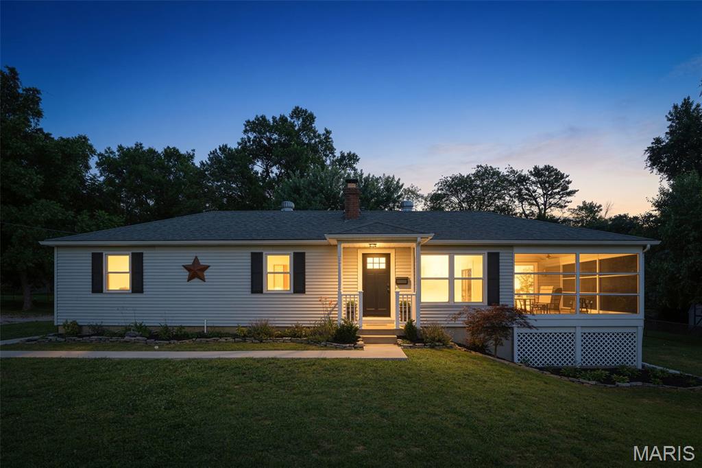 Move right in and enjoy this beautifully updated 3-bedroom ranch in a convenient location just a short walk from the neighborhood park. Recent improvements throughout the home include new flooring, fresh paint, updated light fixtures, new interior doors, and much more, creating a clean, modern feel from the moment you step inside. The spacious living areas flow seamlessly into a huge screened-in porch, providing the perfect space to relax, entertain, or enjoy your morning coffee while overlooking the massive fenced backyard. With plenty of room for pets, play, gardening, or gatherings, the outdoor space is a standout feature of this property. The home also offers a full walkout basement with plenty of space for storage. Major mechanical updates provide peace of mind, including HVAC and water heater systems that are less than five years old, as well as an updated electrical service. If you're looking for a move-in-ready, low maintenance home with modern updates, exceptional outdoor living space, and room to grow, this one is a must-see!