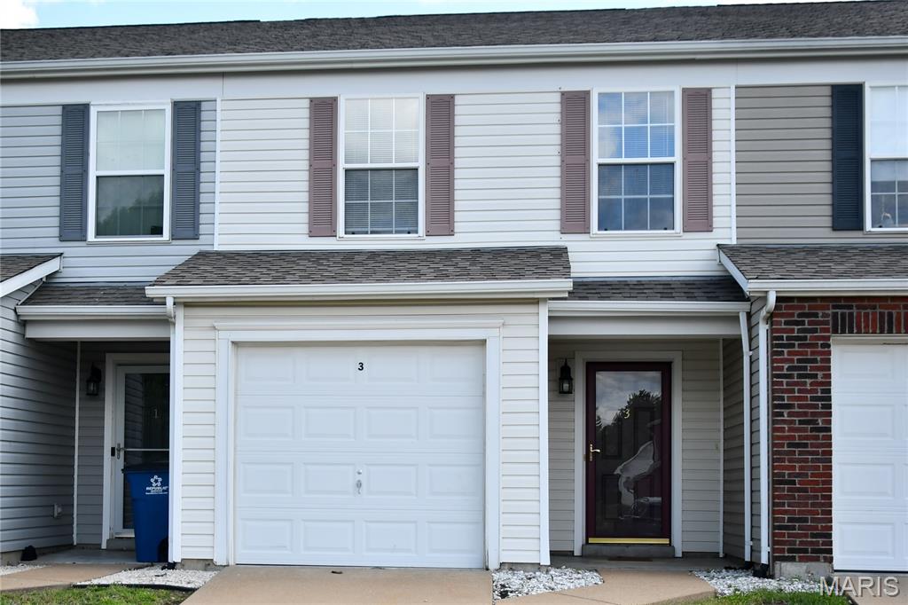 Freshly painted and move-in ready! This spacious 3-bedroom, 2.5-bath home offers comfortable living with a functional layout and no basement maintenance to worry about. The owner’s suite features a private full bath, while two of the three bedrooms include walk-in closets for excellent storage. Convenient second-floor laundry makes everyday living easy. Enjoy the attached 1-car garage and the added value of all appliances staying with the home. Located close to public transportation, shopping, and everyday amenities, this home combines convenience and comfort in one great package! Seller prefers to sell the property as-is.