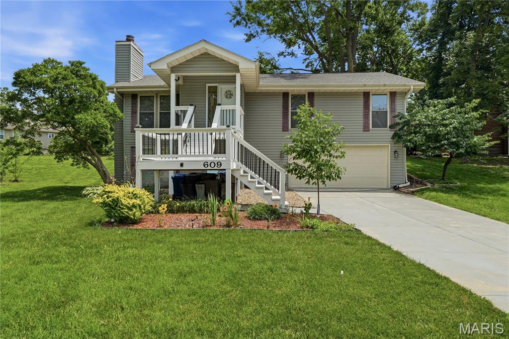 Welcome to this beautifully updated 4-bedroom, 3-full-bath home, ideally situated on a quiet cul-de-sac with access to the lake at the end of the street. Thoughtfully remodeled throughout, this property features fresh interior paint, a newer kitchen with modern finishes, and three fully renovated bathrooms.

Adding to the home's appeal is a 150-square-foot(approximately) enclosed finished sunroom, providing additional living space perfect for relaxing, entertaining, or enjoying year-round views. Outdoor living is equally inviting, with a brand-new front deck, a new back patio ideal for gatherings, and professionally enhanced landscaping that adds beauty and curb appeal. The roof, only five years old, offers added peace of mind.

Residents enjoy an exceptional lifestyle with access to outstanding community amenities, including a swimming pool, tennis courts, a clubhouse, and a fully equipped exercise facility, all included through the association.

This move-in-ready home offers the perfect combination of comfort, convenience, and resort-style living in a desirable location, where modern updates, generous living spaces, and exceptional amenities come together seamlessly.