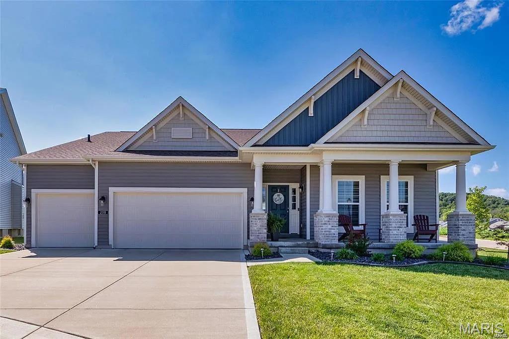 Better Than New Construction – Fully Finished & Move-In Ready!

Skip the build times and out-of-pocket completion costs! This stunning, 6-year-old home offers 3,000+ square feet of beautifully upgraded living space, complete with all the premium finishing touches already done for you—including custom blinds, a full lawn sprinkler system, a fully fenced yard, and landscaping.

Main Level Luxury:
The open-concept main floor welcomes you with soaring volume ceilings and a seamless flow designed for modern living. At the heart of the home is a spacious chef’s kitchen featuring rich granite countertops, a large center island, and an attached breakfast room. The kitchen flows effortlessly into the formal dining room and a sprawling great room anchored by a cozy gas fireplace. Designed with privacy in mind, the split-bedroom floor plan separates the secondary bedrooms from the primary suite. The luxury master bedroom serves as a private retreat, boasting a double vanity, a separate soaking tub and shower, and an expansive walk-in closet. 
Two additional main-floor bedrooms and a second full bath complete this level.

Finished Lower Level & Entertaining:
The professionally finished lower level massively expands your living space, offering a huge family room, a large full bathroom, and a private fourth bedroom with its own generous walk-in closet. The basement comes pre-plumbed with a wet bar rough-in, ready for your custom entertaining setup. A home water softener is also installed. The deep, unfinished section provides excellent storage and is perfectly laid out for a dedicated home gym or a private theater room.