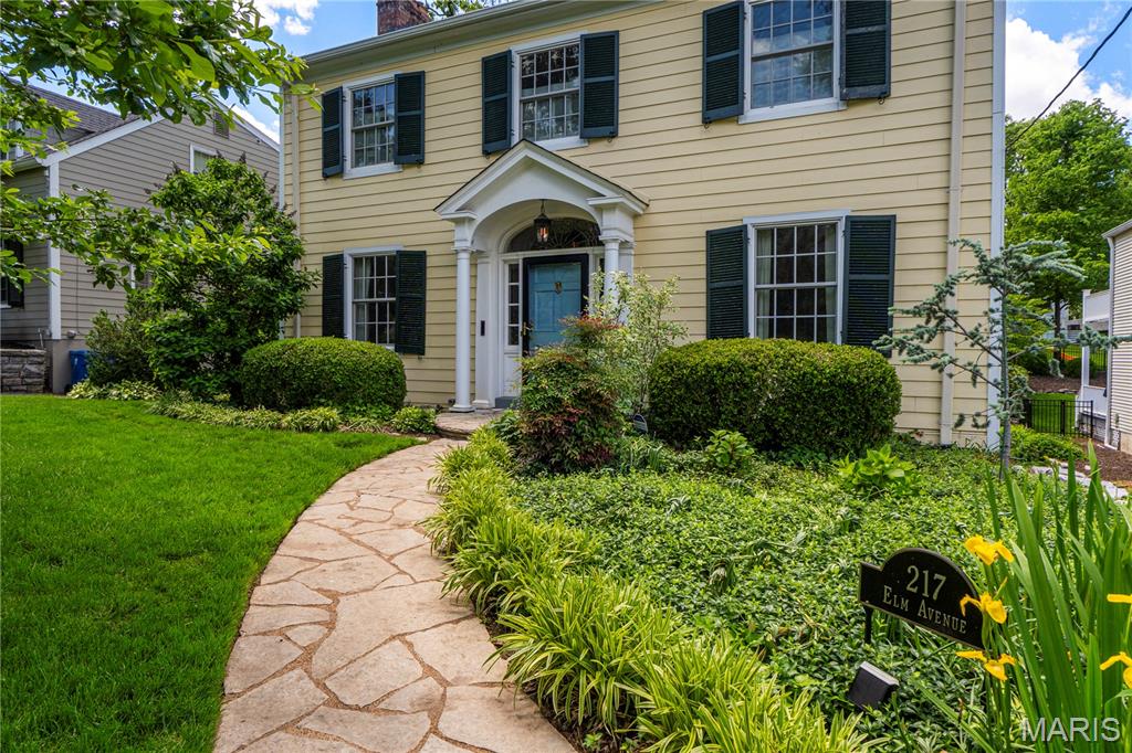 Located in an incredible neighborhood, this classic Glendale home has so much to offer! Beautiful wood floors flow throughout the majority of the home. The large living room is bathed in sunlight from its windows and French doors. Dining room has a built-in cabinet and leads to a large eat-in galley kitchen complete with open cozy living space, ideal for tv viewing, playroom or lounge area. Such a versatile living space. Enjoy the large picture window overlooking the picturesque backyard. The kitchen and living room both lead to a charming screened porch, the perfect place to enjoy the outdoors. A half bath completes the first floor. Upstairs there is a large light filled primary bedroom and bath plus 2 closets and a window seat. Three other bedrooms and a Jack and Jill bath complete the second floor. The 4th bedroom also could be used as an office with built in bookcases and desk. Two car garage. The home has a large well cared for yard and all the amenities that make living in Glendale so popular. Great Kirkwood schools, easy access to Highway 44, and all of the attractions of nearby downtown Kirkwood and Webster Groves. A must see!