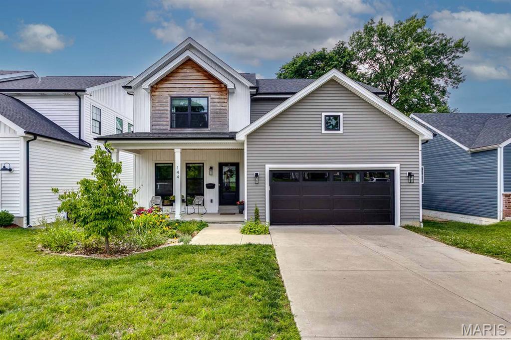 Welcome to this beautifully designed 5 year old home offering 2,800 sq ft of modern living on an extra deep, private, level lot in fabulous Kirkwood. The open main floor features 9 ft ceilings, rich wood floors and a spacious Great room centered around a handsome WB fireplace. South facing windows fill the space with natural light and frame serene views of the private, fenced backyard. Just off the kitchen you’ll be thrilled to find a large deck and patio overlooking this ‘soccer field’ backyard—ideal for play, gardening and entertaining.
This timeless kitchen is a standout with quartz counters, upgraded cabinetry with pullout shelves, hidden microwave, 5 burner gas range and a large island perfect for gathering. A huge walk in pantry and built in mudroom cubbies keep everyone and everything organized. A flexible sitting/music room or home office completes the main level.
Upstairs, the primary suite impresses with a luxurious bath featuring a large custom shower, soaking tub and separate WC. The upstairs laundry adds everyday convenience and function. Each bedroom offers multiple windows, ceiling fans and great closet space.
The tall pour basement is ready to be finished with a rough in for a 3rd full bath and an egress window for a future 5th bedroom. Close to highways, shopping and top rated schools, this home offers an exceptional opportunity in one of St. Louis’ premier neighborhoods.