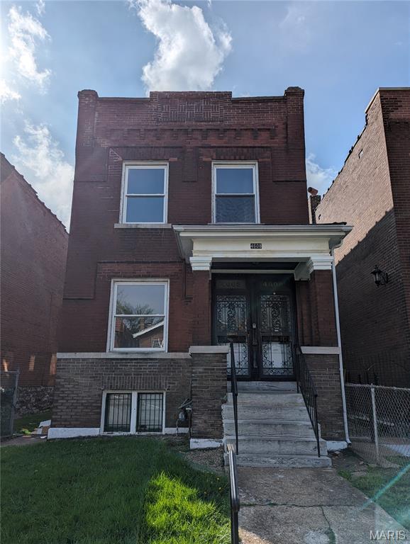 Immediate cash flow, leases totaling $1,450/month. Fully occupied duplex, no showings without accepted contract. Both units passed St. Louis City occupancy inspections.  Can be purchased with duplex next door, 4610 Pope, which has one Section 8 lease (passed City and Housing Authority inspections) for $690/mo and another empty unit needing some work.