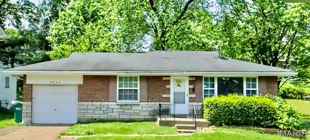 This is under a remaining leases agreement. Welcome to this updated 2 bedroom, 1 bath home in Bellefontaine Neighbors! This property was renovated a few years ago offers an open floor plan, separate dining area with an original built in china cabinet, refinished hardwood floors throughout, and a cozy sunroom. Recent updates include updated electrical wiring and new electric panel/electric meter, updated plumbing, new light fixtures, and new panel doors. The updated kitchen offers new cabinets, countertops, sink/faucet, ceramic floors, backsplash, garbage disposal. The updated bathroom offers a new tub/shower, vanity, toilet, shower surround, and ceramic tile. The finished basement has been newly carpeted and offers additional room for entertaining. Schedule your private viewing today. Additional Rooms: Sun Room
Do Not disturb tenants. This home is under lease agreement. New owner will need to honor lease agreement which is now month to month. The showings will require evenings or Saturday or Sunday appointments to coordinate with tenants. 24 Hour Notice required.  Lease amount tenant pays is $1189. AS-IS sale.