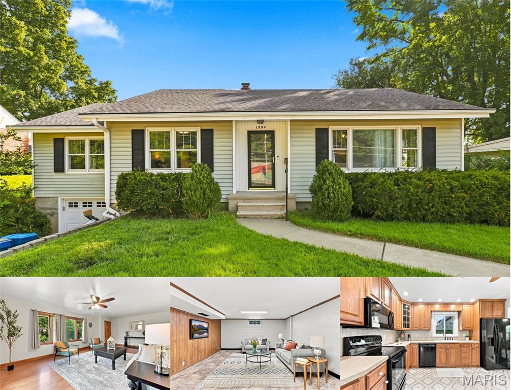 lWelcome to this well-maintained 4-bedroom, 1.5-bath ranch offering 1,504 square feet of comfortable main-level living. This home blends classic 1950s character with thoughtful updates, including beautiful hardwood floors, custom closets, and an updated full bathroom.

The spacious living room is filled with natural light and provides plenty of room for gathering or relaxing. All four bedrooms are located on the main level, offering a flexible layout to fit a variety of needs.

The partially finished lower level features a half bath and additional living space that can be used as a recreation room, home office, hobby area, or workout space. The basement also includes the laundry area with washer and dryer hookups and provides ample storage. 

Outside, you'll find a large backyard, an expansive concrete patio that's perfect for entertaining, a storage shed, and an attached one-car garage.

Conveniently located near Historic Main Street, shopping, restaurants, parks, major highways, and many everyday conveniences, this move-in ready home offers a great combination of charm, functionality, and location. Agent owned. Welcome Home!