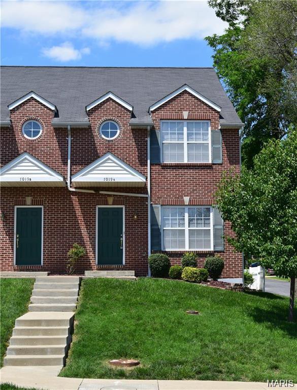 Stunning End-Unit Townhouse with Premium Builder Upgrades in Affton!

Experience luxury living in this beautiful end-unit townhouse, perfectly located in the heart of Affton. The main level welcomes you with soaring high ceilings, elegant crown molding, and gorgeous hardwood floors featuring a custom inlay design right in the foyer.

Channel your inner chef in the fully upgraded kitchen, boasting custom 42” staggered cabinetry, under-mount lighting, rich black quartz countertops, and stainless steel appliances. Upstairs, the expansive master bedroom suite serves as your private retreat, complete with hardwood flooring, a huge walk-in closet, and a master bath. With three spacious bedrooms, two full baths, and a super convenient second-story laundry room, this layout is designed for modern living.

The entire home feels brand new with fresh paint, new carpet, and updated lighting throughout. Being a coveted end unit, you will enjoy extra privacy and excellent natural light. Located just minutes from premier shopping, dining, and highways, this home offers the perfect blend of style and convenience. Will not last long—schedule your showing today!