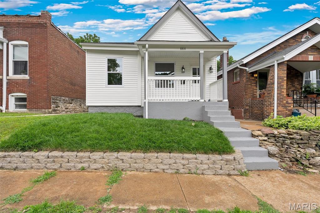 Welcome to 6816 Wise Avenue, a beautifully renovated three-bedroom two bath home nestled in the sought-after Hi-Pointe neighborhood. This move-in-ready home offers convenient one level open floor plan.  There is plenty of natural light flowing throughout the home-ideal for everyday living and entertaining. The updated kitchen is a true focal point, featuring a center island with breakfast bar, quartz countertops, a modern tiled backsplash, and new stainless-steel appliances. You'll find three comfortable bedrooms and 
two full baths finished with contemporary touches. 

Major system updates provide peace of mind, including furnace, water heater, electrical panel, plumbing, sump pump system, and more. Additional highlights include covered front and a new rear deck to hang out and watch the kids play in the spacious fenced back yard.  Located just minutes from Forest Park, the St. Louis Zoo, Washington University, BJC, public transit, dining, and shopping, this home delivers both comfort and convenience. Easy to show-schedule your private tour today.

First showings expected Friday June 19 at 10am.