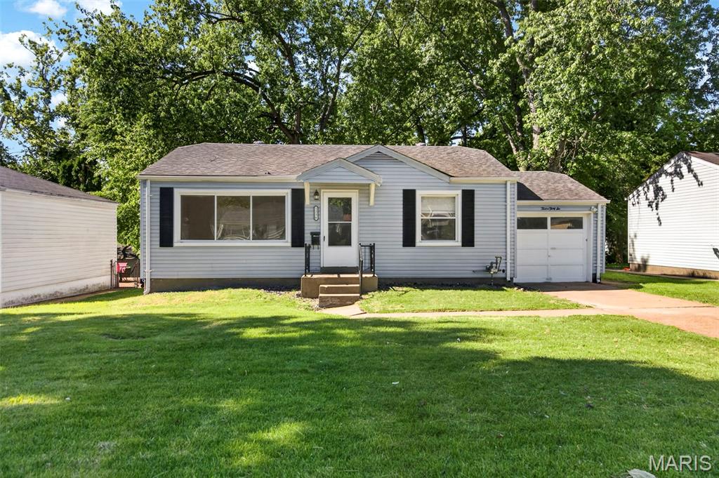 Updated 3-bed 1-bath turnkey property! Featuring beautifully refinished hardwood floors, much natural light throughout the main level, and a clean exterior. Partially finished lower level offers an open rec space and bonus room. Newer water heater & AC Unit! Ideal for investors seeking a rent ready property or a buyer seeking an affordable starter home. 1-car attached garage. Quick and easy access to Hwy 270! Don't miss out!
