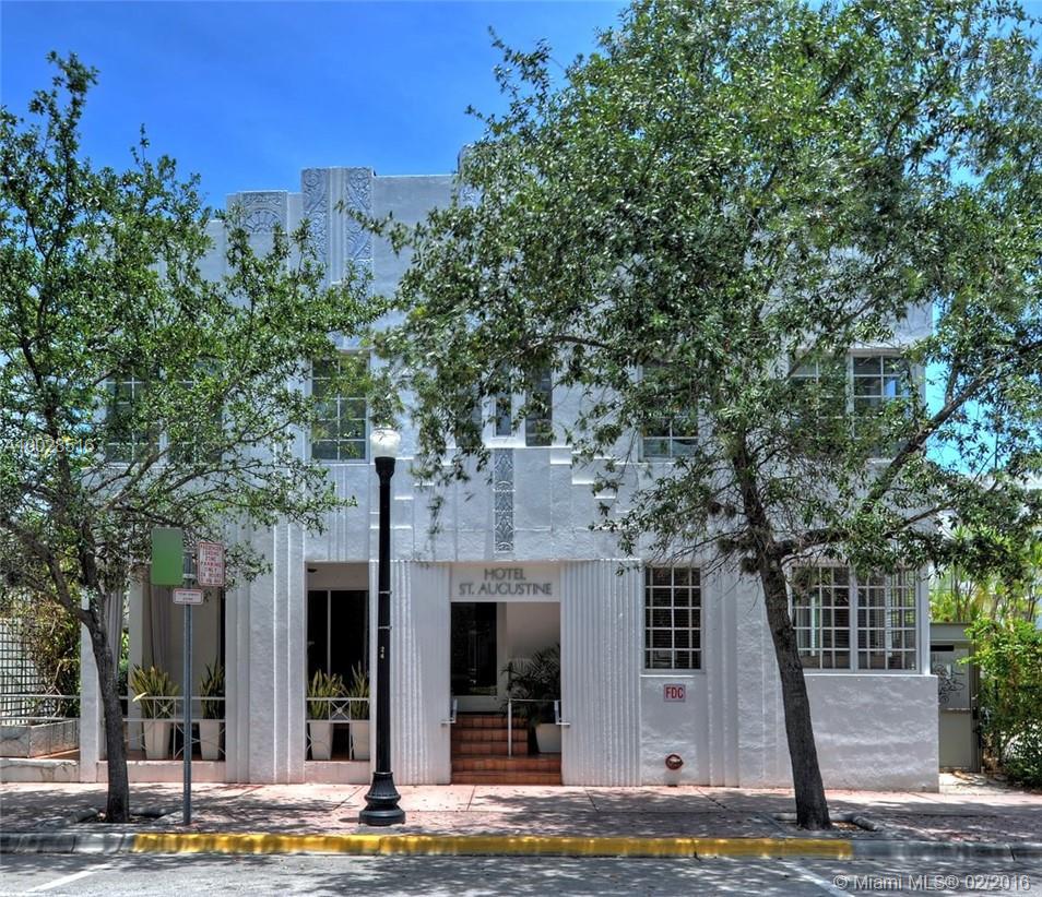 SOBE HOTEL plus adjoining lot w/approved plans for development. Renovated Art Deco boutique hotel w/lobby cafe & 24 spa suites boasting steam showers w/multi-jet massage systems. Proposed plans will increase the room count to 41 keys w/a 44- seat restaurant, parking, & a rooftop swimming pool & sundeck. Income-producing property w/amazing upside in sought-after South of Fifth St, 2 blocks to the ocean, & steps from new, multimillion dollar developments. Exciting opportunity!