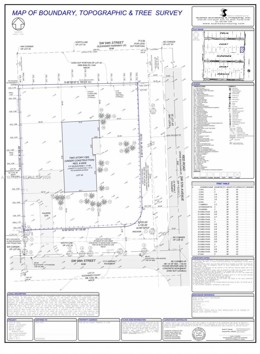Prime residential lot in Pinecrest, FL. Cleared and ready to build.