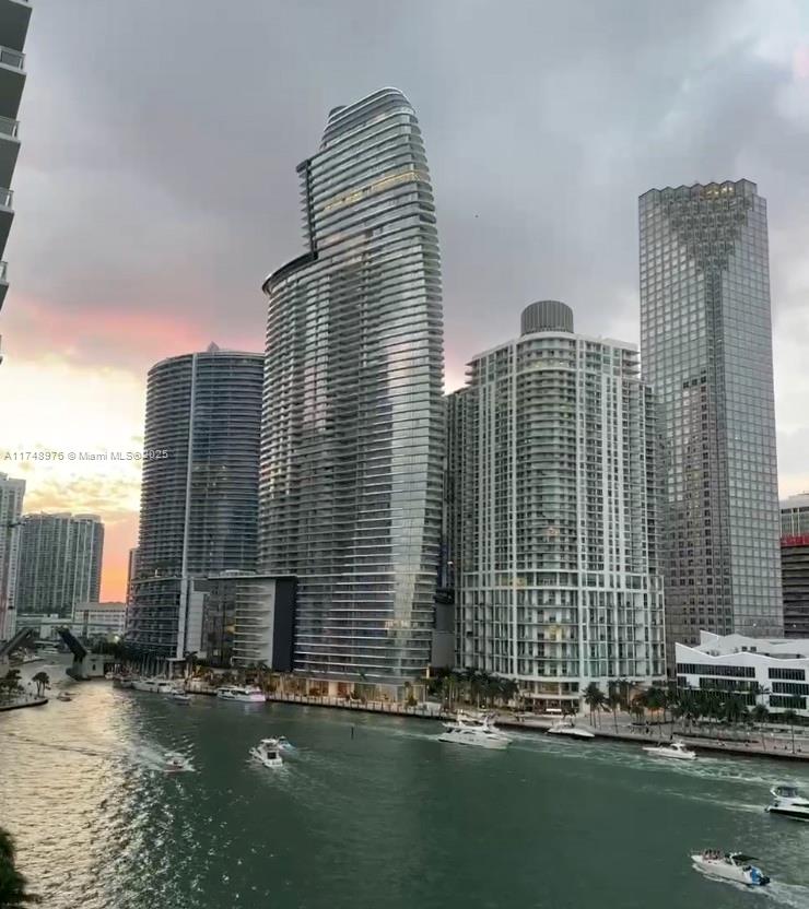 Video available _ FULLY FURNISHED "Brickell Key lifestyle". Sunrises from your waterfront balcony in Miami's coveted location. This unit has 2 bedrooms and 2 baths, with elegant marble flooring throughout. Enjoy the full-service building amenities, including a guard gate entrance, concierge, valet service, a well-equipped gym, pool, racquetball courts, party room, spectacular Lobby and business center. Brickell Key offers two island parks, neighboring shops, and the renowned Mandarin Oriental hotel. This exclusive, private island location ensures a luxurious lifestyle. Make this your home and savor the ultimate in Brickell Key living!