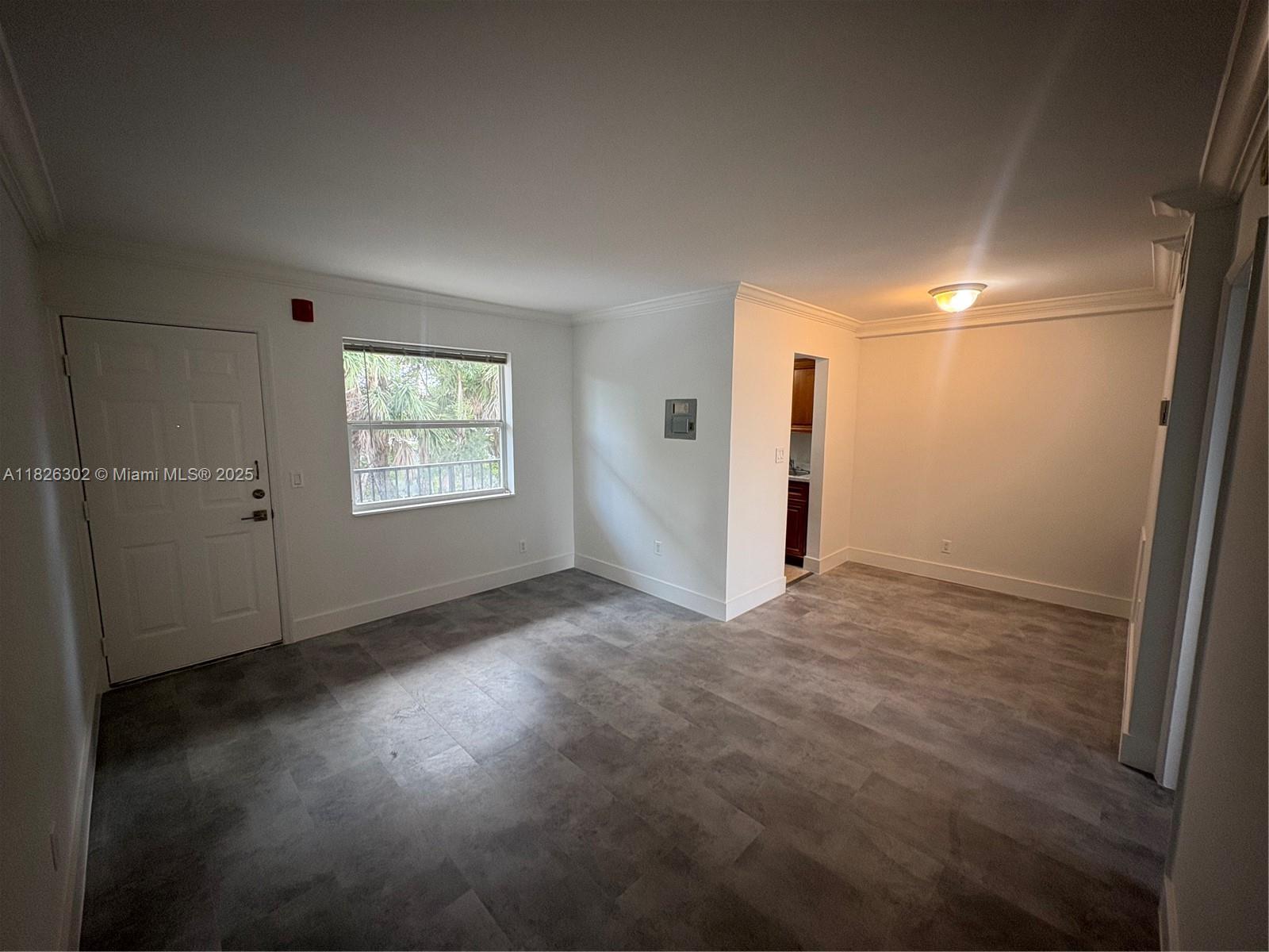 Newly updated 1/1 in Miami Springs. New flooring and kitchen counter. Walls painted. Water, gas, trash, sewer included in rental. 1 assigned parking with guest parking available. Community pool open for use by tenants. Great location in Miami Springs and bridge to East Hialeah. 2 persons max allowed, credit min 650, proof of income, first and 2 deposits required. Fast approval.