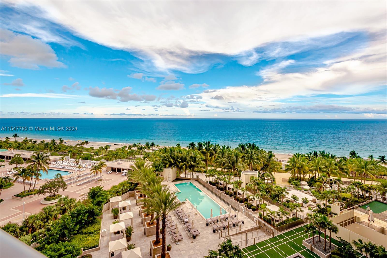 ATLANTIC SUITE at St. Regis Bal Harbour ; 1 Bedroom + Den with 2 twin size beds, 1 Queen Size Sofa Bed in Living Room; 2 Full Bathrooms and 2 Large Balconies, Kitchen (Cooktop, Microwave, Dishwasher, Subzero Refrigerator/Freezer).Full access to all of St.Regis Hotel Amenities including Free Valet Parking, direct beach access with pool attendants; 4 pools, state of the art gym, 12,000 SF of Remede Spa, Restaurants, Kids club; Walking Distance to Bal Harbour Shops, Restaurants, House of Worship. The apartment encompasses the definition of luxury and comfort.