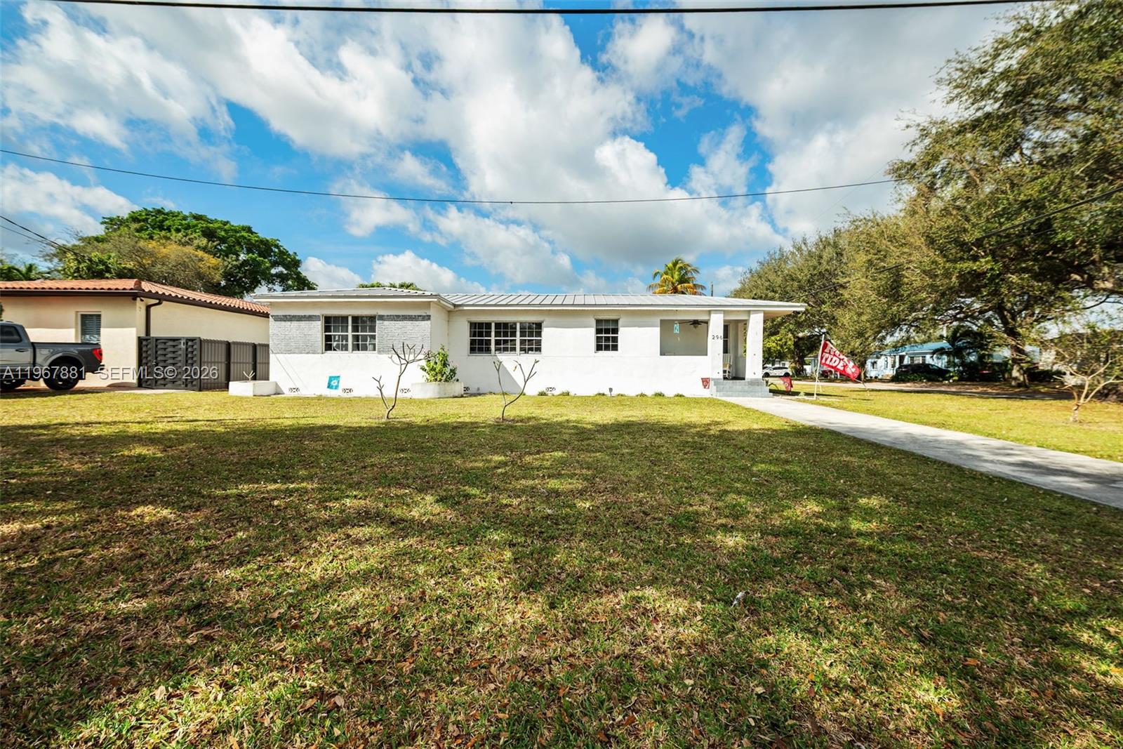 Beautiful Corner Lot Home in Miami Springs

Experience comfort and charm in this 3-bedroom, 3-bath home with an attached 2-car garage. Set on a beautiful corner lot along tree-lined streets, this property offers both privacy and room for future expansion.
Enjoy modern features such as a metal roof, and updated bathrooms. Imagine creating your own private retreat — by adding a sparkling pool, outdoor kitchen, and pergola perfect for entertaining year-round.
Nestled in the welcoming community of Miami Springs, you’ll appreciate the small-town feel while staying close to the airport, new soccer stadium, beaches, and shopping.
This home is the perfect blend of modern updates, outdoor living, and community charm — a true Miami Springs gem!