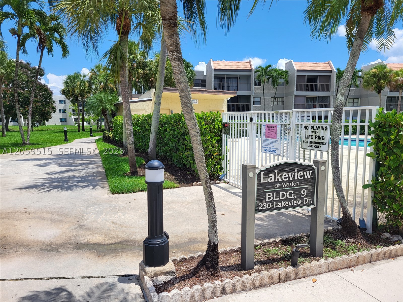 Awesome Location in the Best City of South Florida Weston 
Private and Closed Lobby Entrance, 2 Bedroom and 2 Bathrooms Apartment with a Beautiful and Serene Lake View from Balcony, Large Master Bedroom with walk-in closet and linen closet, Upgraded Bathrooms with Tile floors. Updated Kitchen with Stainless Steel Refrigerator, Oven and Dishwasher. Washer/Dryer inside the unit, Tankless Water Heater. Become a Member of the Bonaventure Country Club which includes Gym, 2 Swimming Pools, Bowling, Tennis, Indoor Skating, Racquetball, Billiards table and more. Excellent Location Close to major highways! 
1 PET ALLOWED – MAX WEIGHT 25 LBS