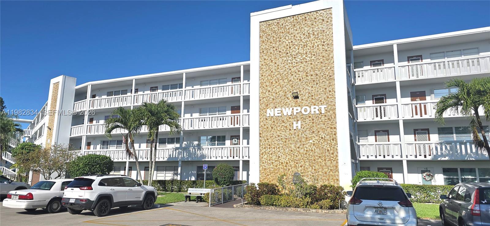 Turnkey 2-bedroom, 1.5-bath condo in desirable Newport H. This beautifully maintained home is spotless and move-in ready, with recent updates including a new hot water heater, new dishwasher, upgraded electrical panel, and well-maintained AC. Comfortable furnishings and many additional items are included, making this a perfect full-time residence or seasonal getaway.  Enjoy the bright and breezy Florida room, ideal for relaxing or reading throughout the day. Located just moments from the community’s 5-star clubhouse featuring a fitness center, art and ceramic studios, dance classes, woodworking shop, pickleball, tennis, over 70 social clubs, and a remodeled theater offering movies and live shows.  Set in a peaceful oasis with a pool and tennis courts just steps from your door. A wonderful opportunity to enjoy the best of Florida living.
