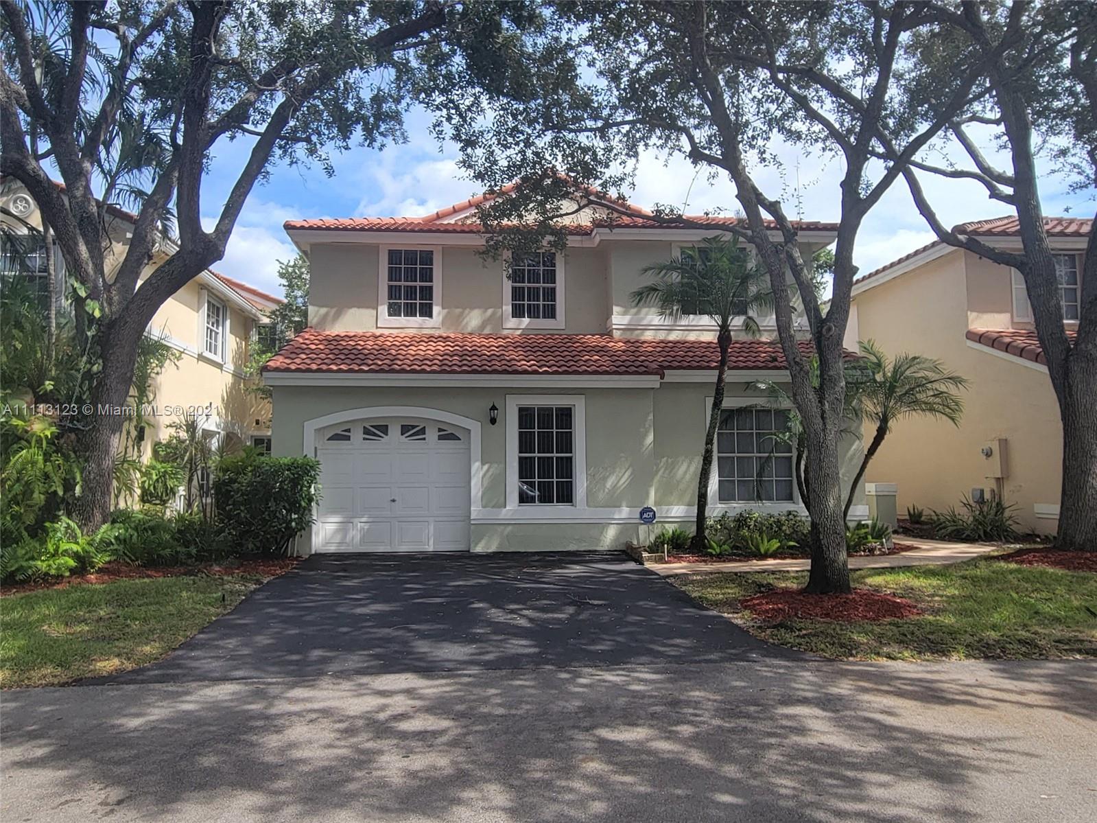 BEAUTIFUL SPACIOUS 4 BED 2 1/2 BATH IN THE EMERALD ISLES DESIRED COMMUNITY ACROSS THE STREET FROM TEQUESTA TRACE PARK AND MIDDLE SCHOOL. 2 STORIES, 3 BEDROOMS UPSTAIRS AND 1 BEDROOM DOWNSTAIRS, HIGH CEILINGS, QUARTZ COUNTERTOPS AND STAINLESS STEEL APPLIANCES. SCREENED PATIO OUTSIDE TOP A+ SCHOOL DISTRICT IN A GATED COMMUNITY. VACANT READY TO MOVE IN. A MUST SEE. IT WON'T LAST.
