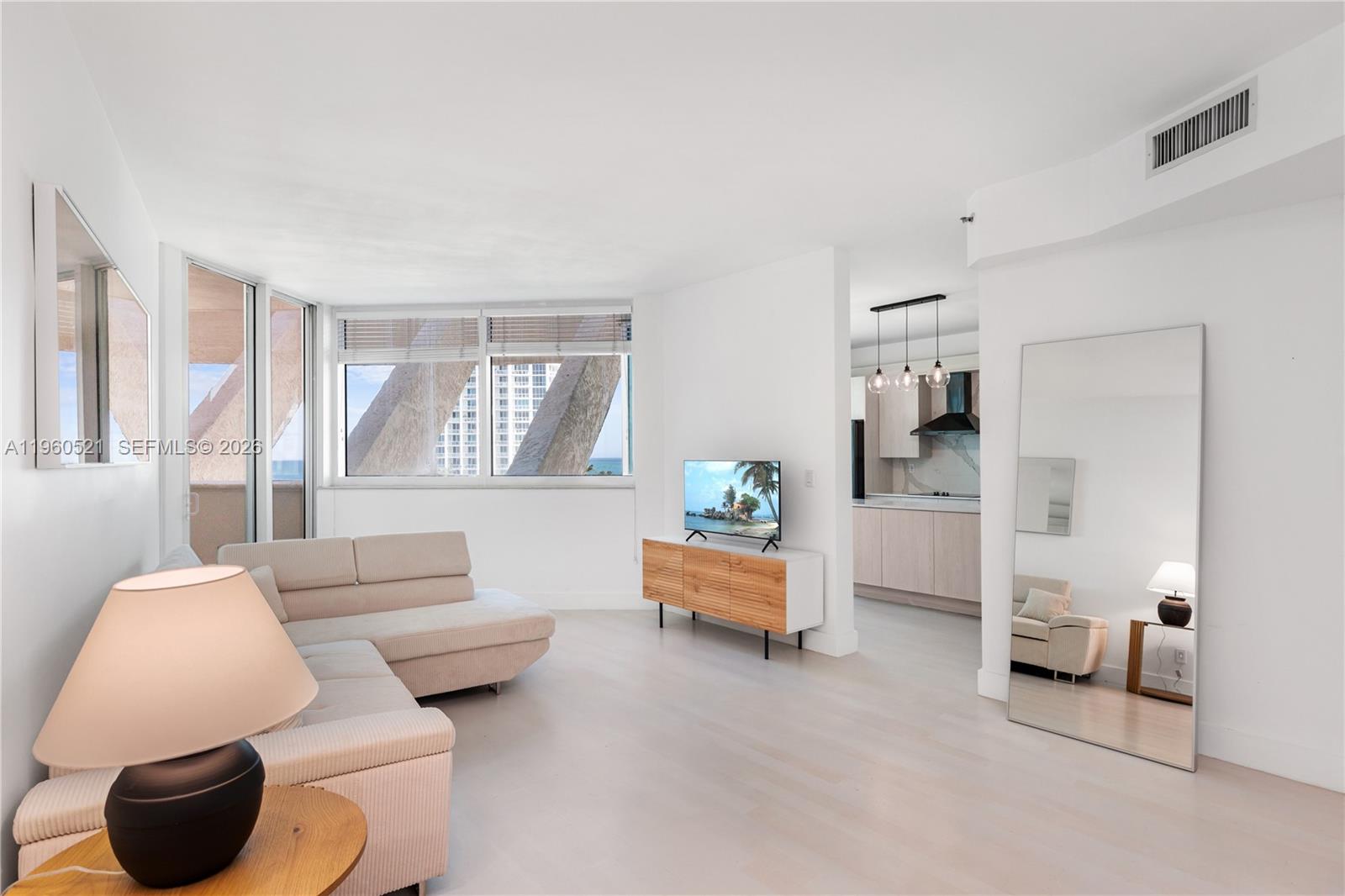 Rare opportunity to own one of only three 1-bedroom residences currently available at the iconic Portofino Tower, in the highly sought-after South of Fifth neighborhood. Just fully renovated, this exceptionally spacious 1BR/1.5BA residence offers 1,160 SF of refined living space and is truly move-in ready. The recent renovation includes a brand-new kitchen with all-new appliances, new parquet flooring throughout, updated lighting, and new furnishings.
The well-designed layout features an eat-in kitchen, a separate dining area, custom closets, and stunning ocean views from every room. The primary bedroom opens to a private private balcony, perfect for enjoying ocean breezes and sunrise views.
Portofino Tower offers full-service luxury living with valet parking, concierge services, and an exceptional suite of resort-style amenities, including a spectacular 29th-floor fitness center and spa with panoramic views, two pools, and tennis, pickleball, and basketball courts. The building is in the final stages of extensive renovations, including a brand-new pool deck, upgraded courts, and a state-of-the-art fitness center.
Ideally located just steps from the beach and moments from Miami Beach’s finest dining, shopping, and nightlife.