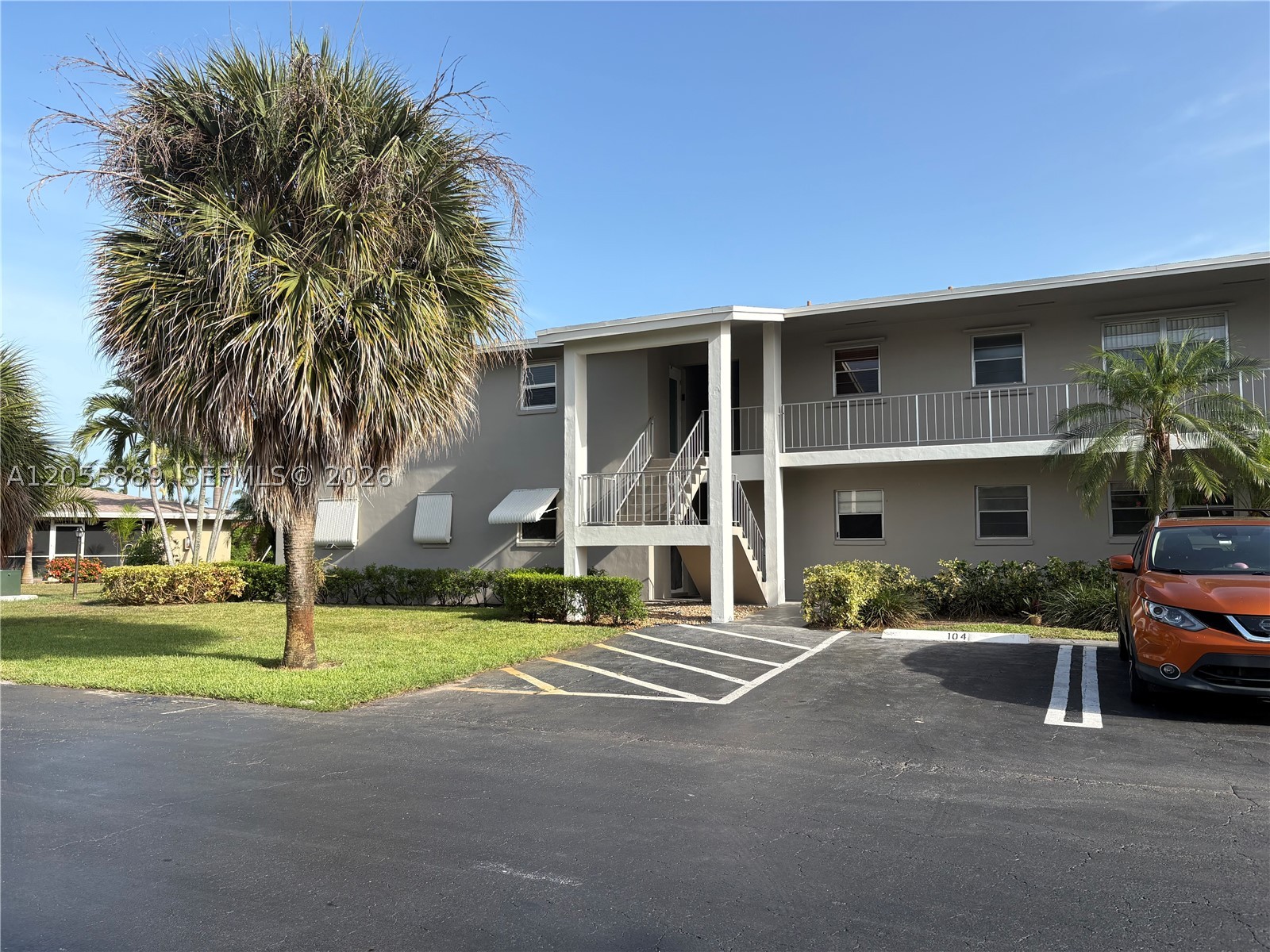 Come see this fully furnished 2-bedroom, 2-bath hidden gem in desirable Four Sea Suns, an active 55+ community! This cozy, fully equipped and tastefully decorated second-floor unit is move-in ready with tile flooring throughout, stainless steel appliances, in-unit washer and dryer, hurricane shutters, and peace of mind of a new roof (2022).

Four Sea Suns offers an active, worry free lifestyle with plenty of amenities and social activities to keep you entertained. Enjoy gatherings at the clubhouse, the fitness center, heated pool, browse around the fully stocked library, and more. This is a solid community with reserves.

Conveniently located just minutes from the beach, I-95, shopping, dining, and entertainment, this home offers the perfect combination of comfort, convenience, and coastal living. Don't miss this fantastic opportunity, schedule your showing today before it's gone!