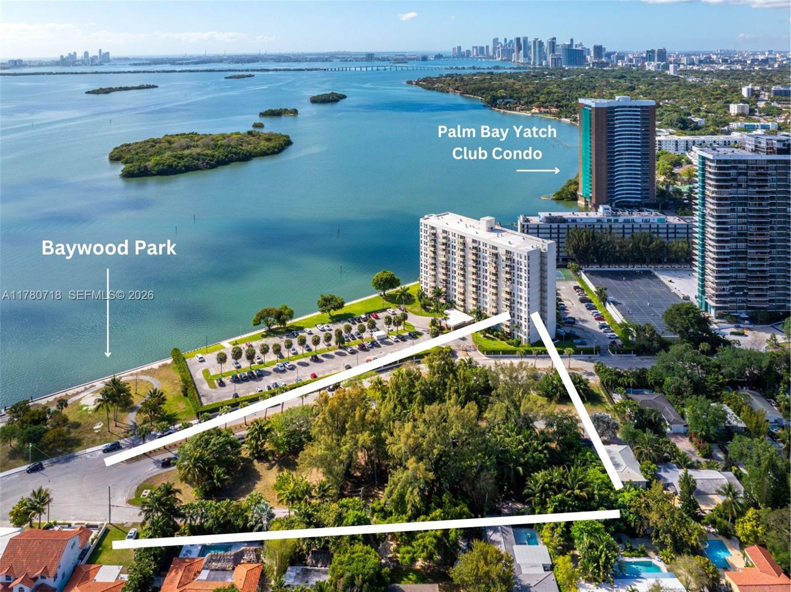 PRIME LOCATION  . 8 ( eight ) RESIDENTIAL VACANT LOTS , some with bay views, across the street from  Baywood Park. Excellent opportunity to built up to 8 homes in one of  Miami's  most unique and historic neighborhood . Charming  street with sidewalks and very little traffic. Minutes way from Miami Design District, Wynwood, and access to highways. Walking distance to shop's, and  public transportation. First time on the market for sale, Seller Financing Available !