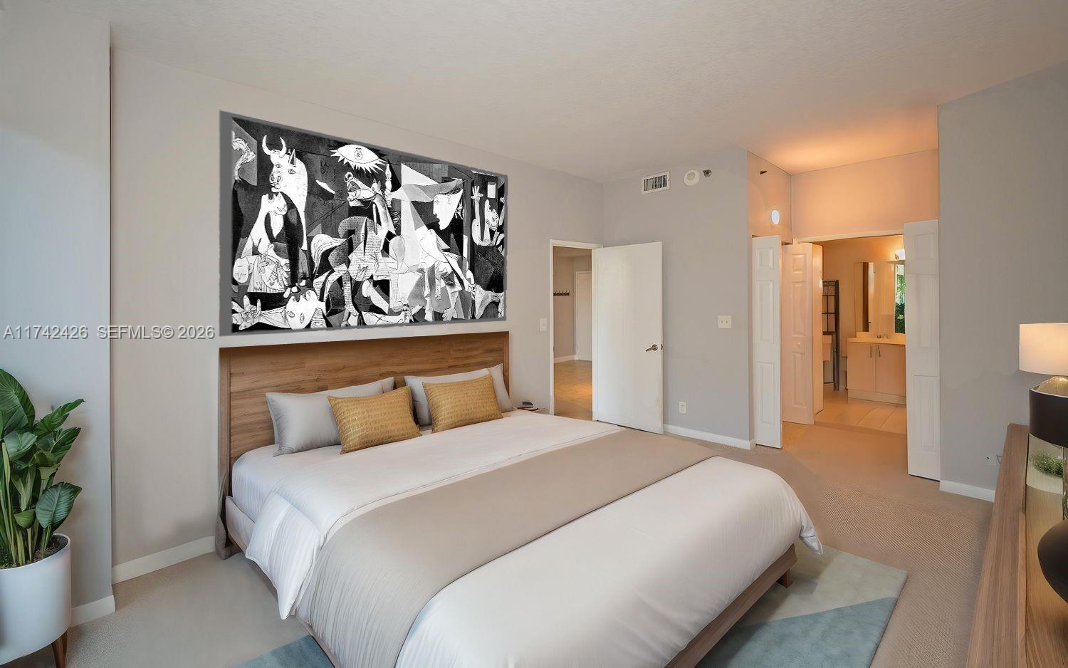 OPORTUNITY , unobstructed gardens views, best line in the building .Only first floor with more floor to ceiling height in the Building, no stairs, no elevator, very good location inside the building ,next to the gym and community pool ,very good condition, walking distance from Aventura Mall and the beautiful beaches of Sunny Isles. Pet-friendly, 2 Bed / 2 Bath in Parc Central East. Conveniently located in the Building, with great views of the garden from both bedrooms and living room offers great privacy. High ceilings and high windows and sliding doors. Updated kitchen with Stainless steel appliances. New Washer and dryer in the unit. New A/C lees than one month. Fitness center, heated pools,24/7 front desk , assigned parking plus valet and more. No Rental restriction for the first year , No Airbnb. NO SPECIAL ASSESSMENT , Only for investor. Rented end  September 2026. $2650 month
