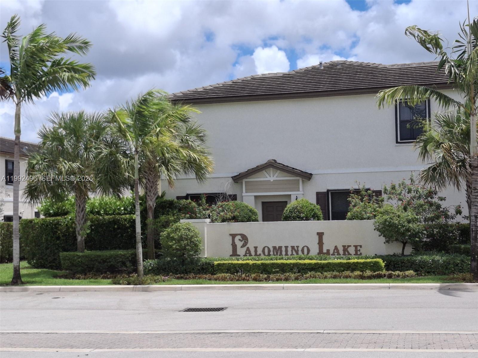 Impeccable 3 bed, 2.5 bath waterfront townhome, attached 1 car garage, and located in the beautiful community of Palomino Lakes in the heart of Davie. This unit boasts scenic views of the lake and the Hard Rock Guitar hotel. Upgrades to this unit include Quartz countertop kitchen cabinets, stainless steel appliances, tiled and laminate floors throughout, custom blinds and light fixtures. There is an attached 1 car garage unit with ample guest parking. Unit is tenant occupied. Great price for this upgraded waterfront townhome. Close to universities, schools, Hard Rock hotel, shopping, dining and the best Davie has to offer. Situated on Griffin Road and close to the Turnpike, FLL airport. Excellent location