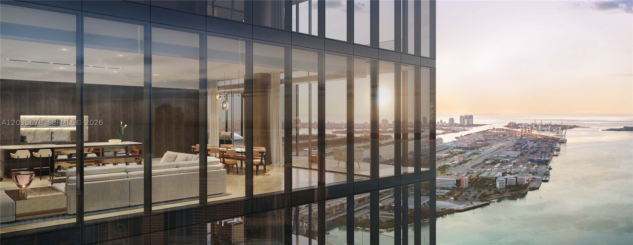 Waldorf Astoria Residences Miami offers an experience in transcendence, an exclusive lifestyle offering embedded within a legacy brand that has stood the test of time. With its limitless views, extraordinary architecture and timeless brand, will usher in a new era for generations to come. First 100 story tower in Miami. Residents will have access to all hotel amenities and services. Currently under construction with estimated delivery Q1 2028. 11 foot ceilings, fully finished with the utmost quality of finishes in the market. Located in the heart of Downtown Miami, area with the most potential for growth in the next 4 years. This is the best time to secure a residence in this iconic residential tower.